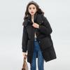 Winter New Middle-aged and Elderly Mother Down Cotton-padded Jacket for Women's Medium and Long Thickened Cotton-padded Jacket