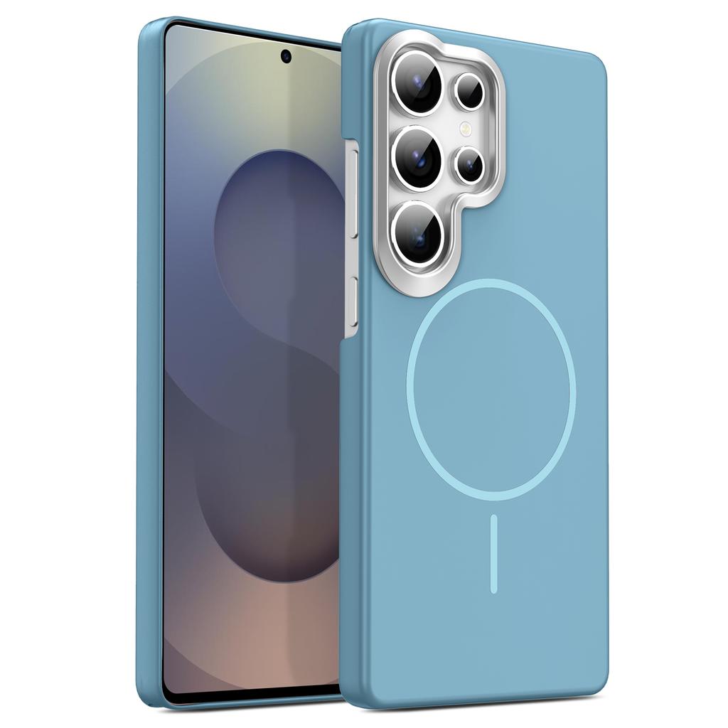 Simple Hard PC Magnetic For Magsafe Case For Samsung Galaxy S25 S24 S23 S22 Ultra A32 A52 A23 A33 A53 A14 A24 A34 A56 A36 Cover