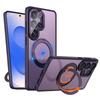 360°Rotation Stand TPU For Magsafe PC Case for Samsung Galaxy S26 Ultra Plus S25 S24 ultra plus FE S25 Edge Metal Bracket Cover