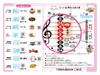 model video Attendance 10 pieces W26cm x H19cm Attendance card Piano class Music teaching materials Piano Music class [Rhythm included] card/Pink / /