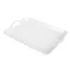 Modern Tray Thickened Heat Resistant Anti Scald Delicate Essential Oil Tray with Handle for Home Salon White