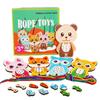 Montessori Wooden Puzzle - Shoelaces - Learning To Tie Animals