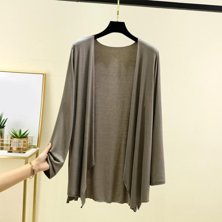 Women Summer Oversized Long Sleeved Cardigan Thin Jacket Shawl Top