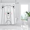 Waterproof Fabric Shower Curtains Bathroom Curtain Accessories 180x200 Bath Curtain for Shower 240*200 Nordic Boho Decoration