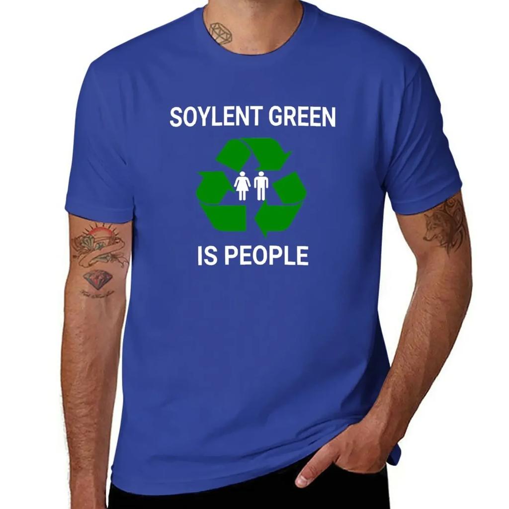 Soylent Green Je Lidé Tričko hippie oblečení letní topy korejská móda tričko pánské