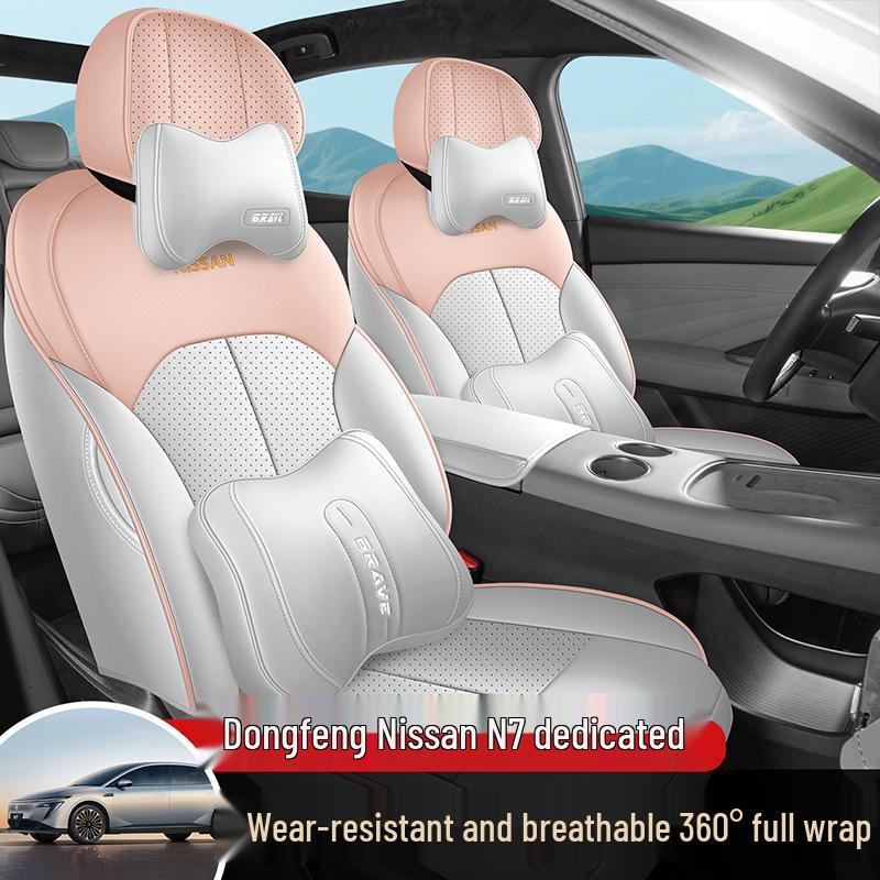 All-Season Full-Coverage Car Seat Covers for 2025 Nissan N7 Models