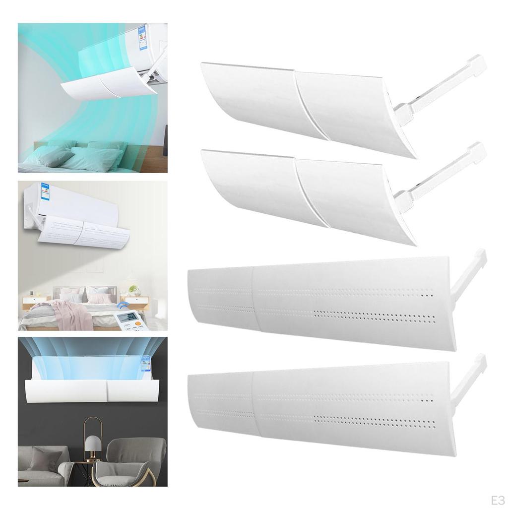 Air Conditioner Deflecr for Hanging Retractable Length Angle Adjustable Wind Outlet