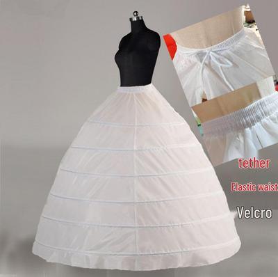 Performance-Tasche Übergröße Unterrock für Brautkleid mit sechs Stahlreifen