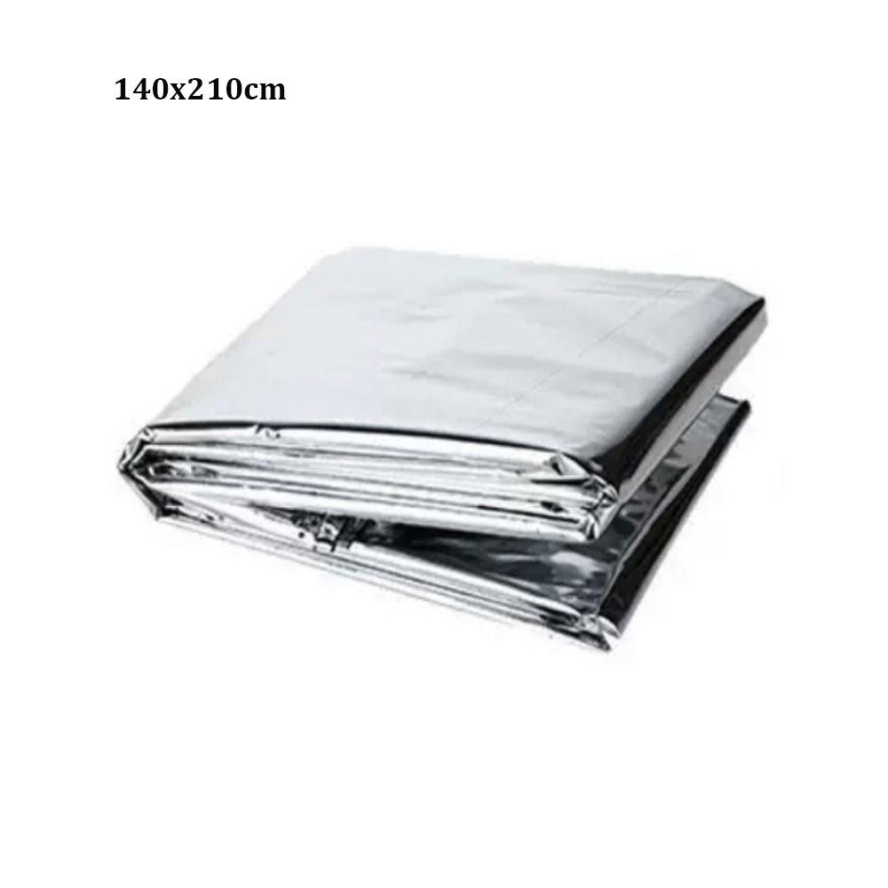 Waterproof Emergency Survival Blanket Gold-Sliver Outdoor Survival Rescue Curtain 130/140/160x210cm Portable