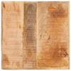vidaXL Beistelltisch mit Regal Braun 40 x 40 x 49 cm Massivholz Mango