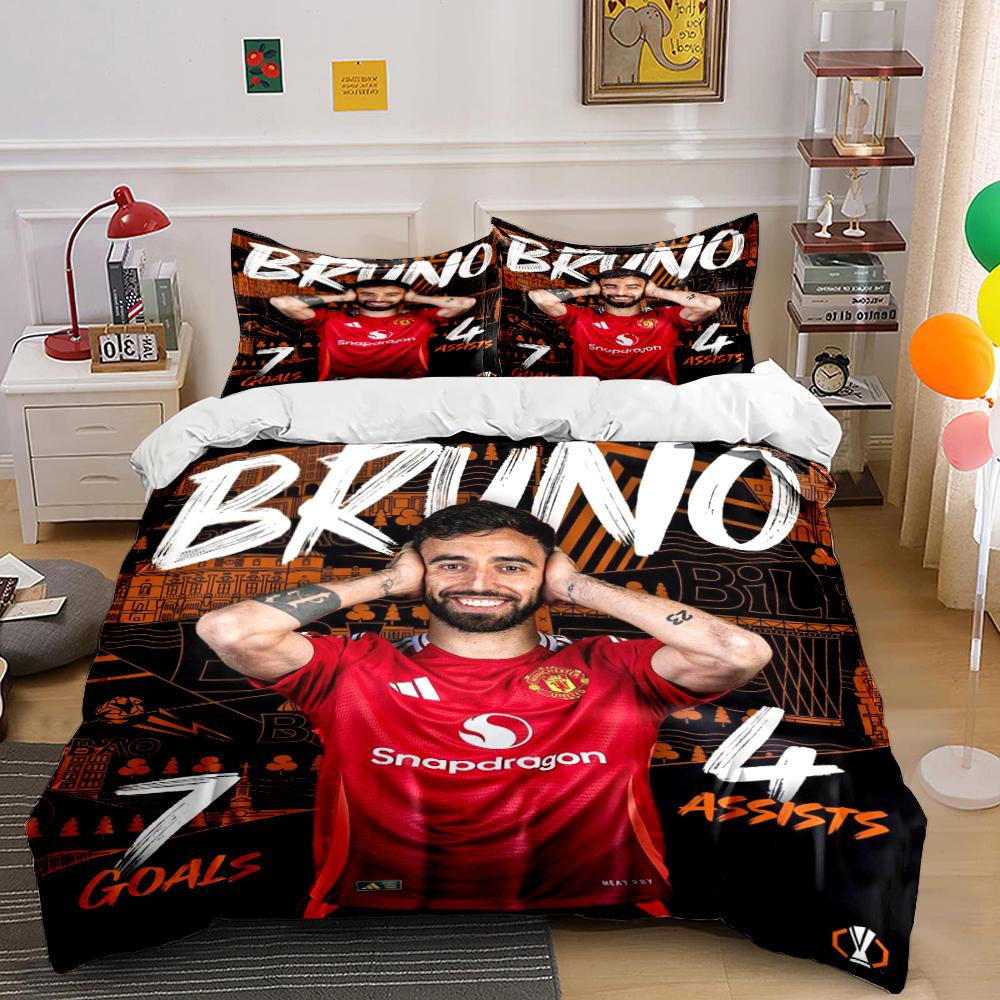 Bruno Futbola Gultasveļas Komplekts, Sarkans un