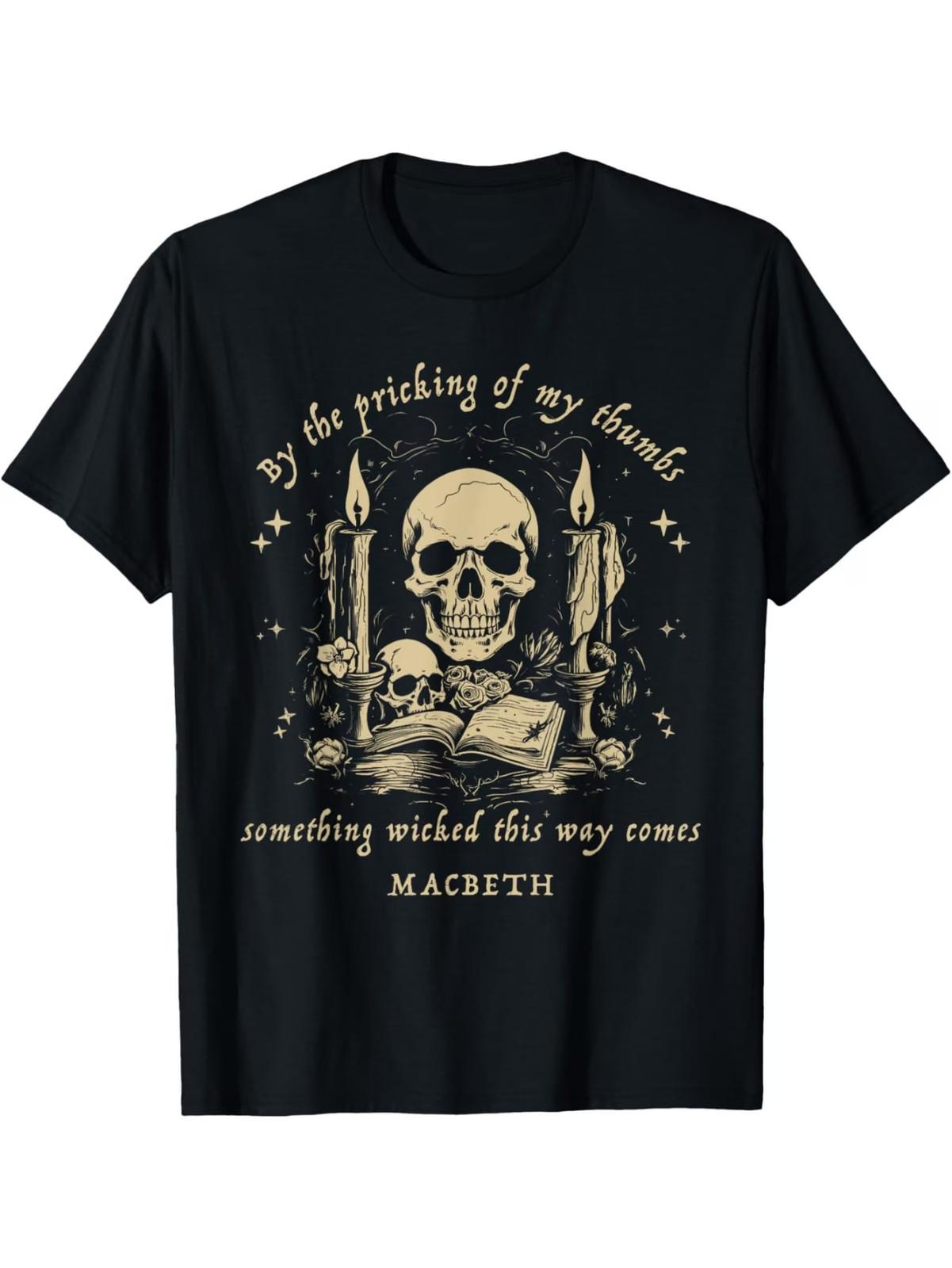 By the pricking of my thumbs something wicked funny design T-Shirt S