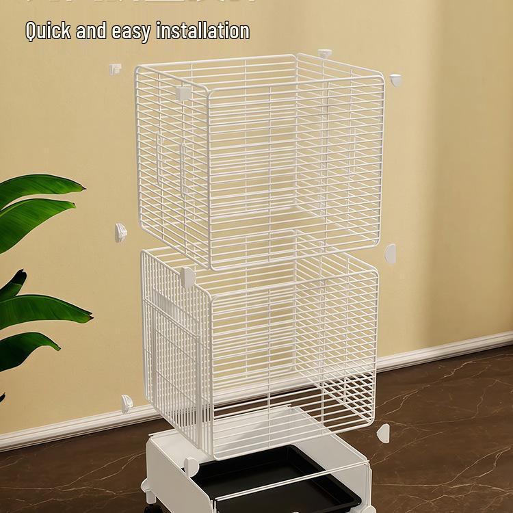 Luxury Large Bird Cage for Cockatiels, Budgerigars, Parrots with Breeding Box