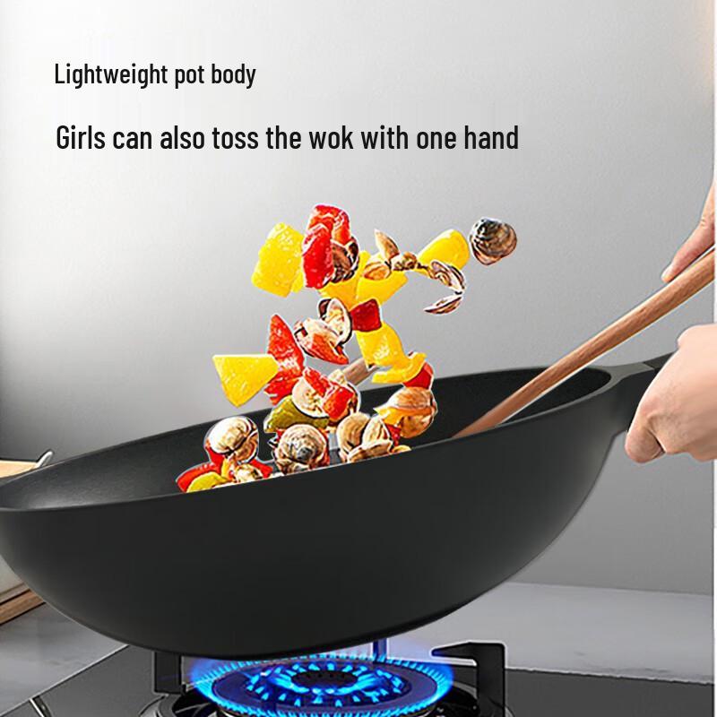 FOSSLANG Saphir 32cm Aluminium Antihaft-Wok