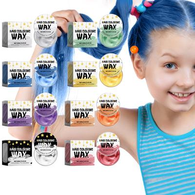 Kinder Haarwachs Farbe Temporäres Haarwachs Natürliche Frisur Färbung Für Männer Frauen Party Cosplay 60g