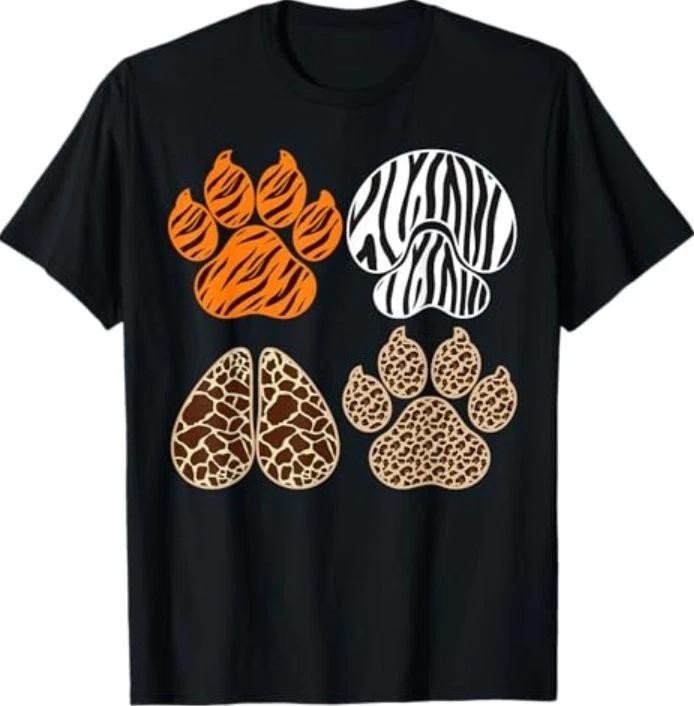 Милые животные Одежда Дети Малыши Мальчики Принт с животными Девочки Футболка S