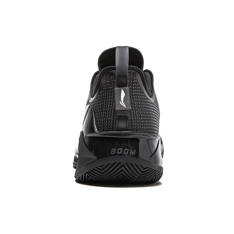 LiNing Blade 3 V2 Obsidian Stoff Støtdemping Sklisikker Lett Rebound Lavsko Basketballsko Unisex Sneakers Svart ABAT057-19
