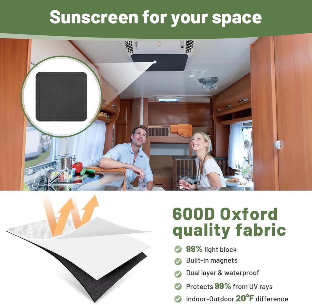 RV Skylight Heat Insulation and Sun Protection Pad for Camping Cars
