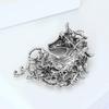 Vintage Hollow Out Handsome Horse Brooch Crystal Badge Pin Jewelry Accessory