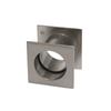 TW01 Ventilation Sleeve, Square, Brushed Nickel