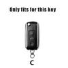 Aluminum Alloy Car Key Case Cover Shell for Bentley Mulsanne Continental Flying Spur GT Folding Flip Remote Protection Accessory CL7