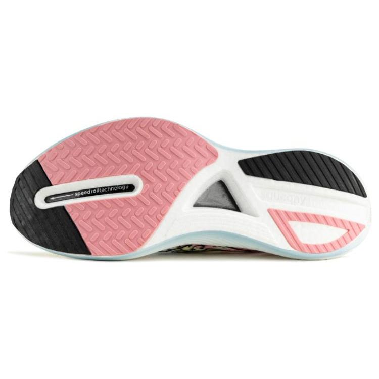 Saucony Endorphin Pro 3 Running Shoes Unisex Low Top White/Yellow/Pink S20755-201