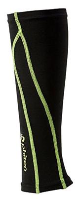 Phiten Sports Sleeves X30 For Feet 2 Pieces Black X Green Yellow M Size