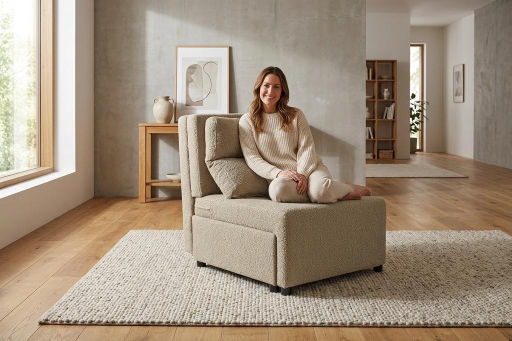 Schlafsessel Kimo mit Schlaffunktion und Stauraum – Family Meble
