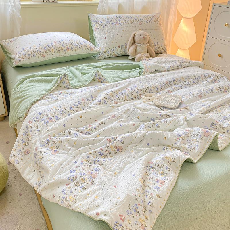 Yongyou Wanxiao Fresh Puff Cotton Summer Quilt Four Piece Air Conditioner Cool Summer Quilt Core Spring and Autumn Seasonal Quilt