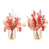 Flower Basket Ornament Year Table Centerpiece for Thanksgiving Scene Home Living Room Decor ,