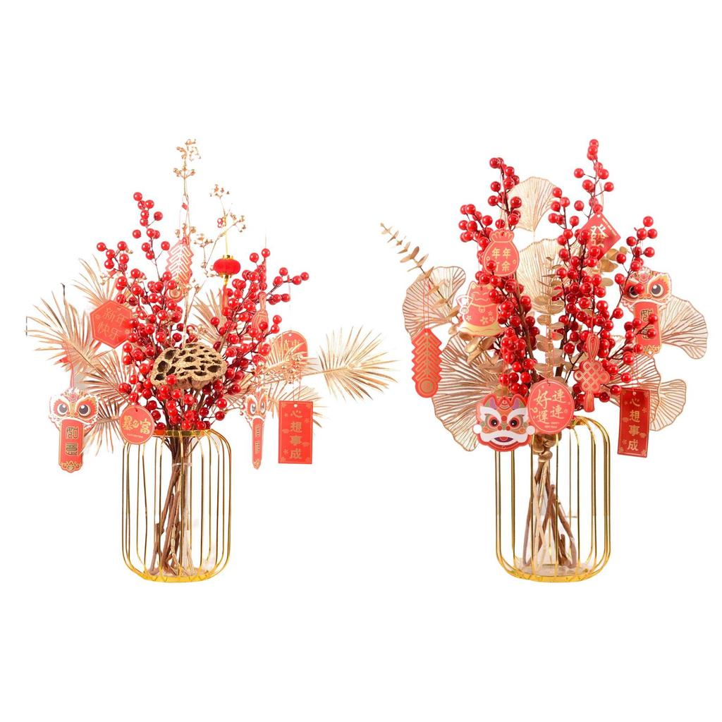 Flower Basket Ornament Year Table Centerpiece for Thanksgiving Scene Home Living Room Decor ,