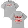 2026 Rapper Bad Bunny Fashion Graphics Tour TShirt Unisex Unisex Loose Casual Aesthetic Trendy T Shirts HipHop Streetwear Tees