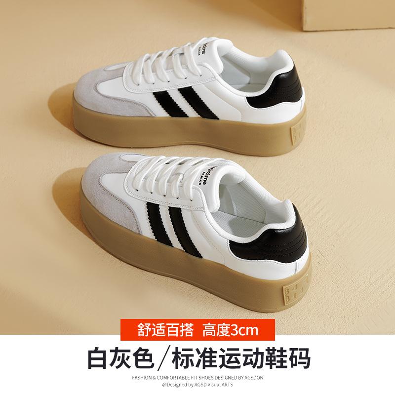 

Augustus Dengde женские кроссовки для тренировок 2025 новая летняя платформа на плоской подошве ретро повседневные кеды Merad кроссовки Форрест Гамп 40