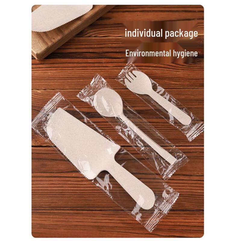 Sanbile Biodegradable Disposable Spoon & Fork Set