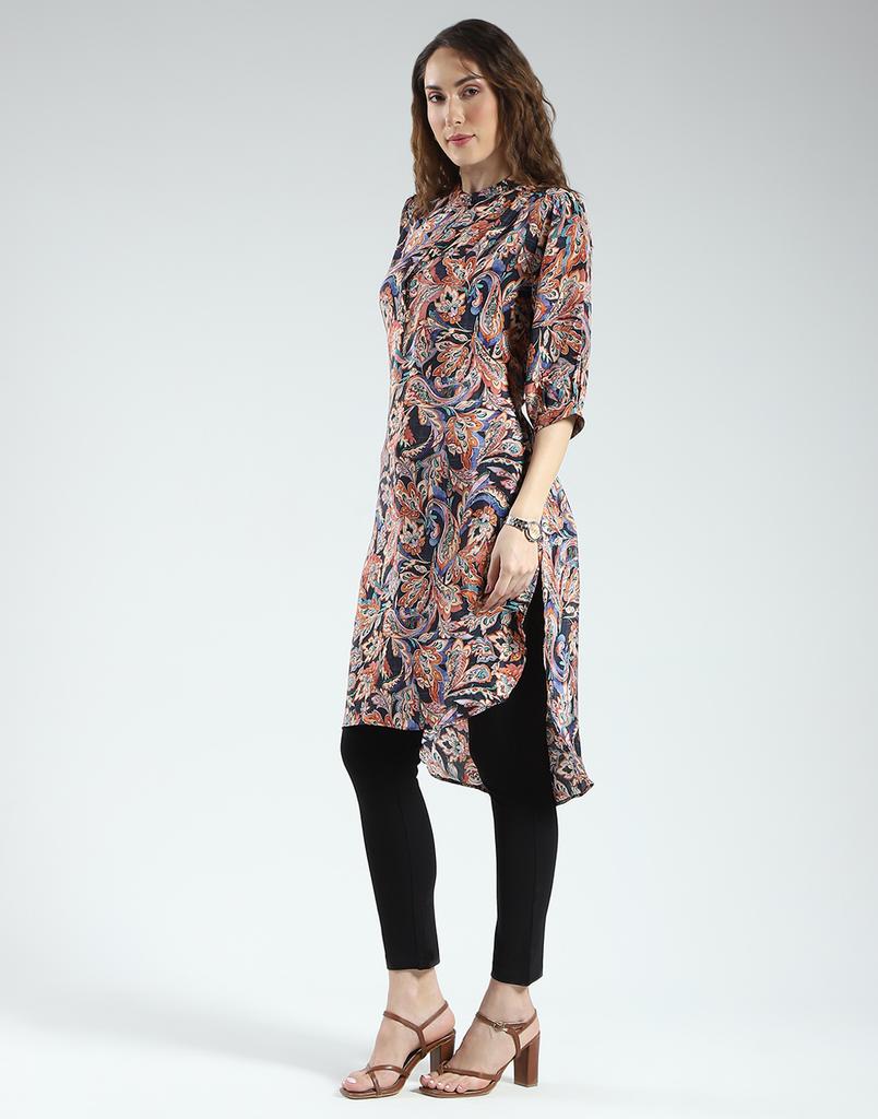 MONTE CARLO Women's Regular Fit Printed Tunic