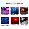 10pcs Car LED Bulb Signal Light T10 W5W 194 LED Bulbs COB Car Wedge Parking Lights Auto License Plate Lamps Dome Read Lights 12V