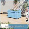 Hualongdun Carbonized Solid Wood Outdoor Planter