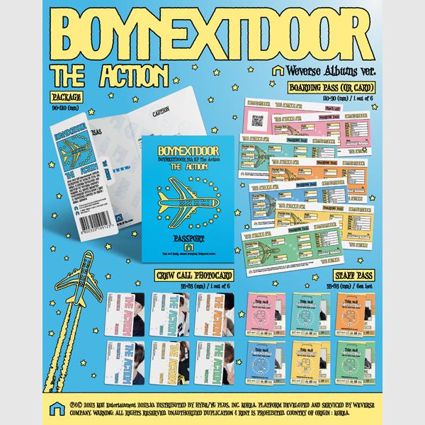 [Pre-order] BOYNEXTDOOR - 5th EP [The Action] (Weverse Albums Ver.)