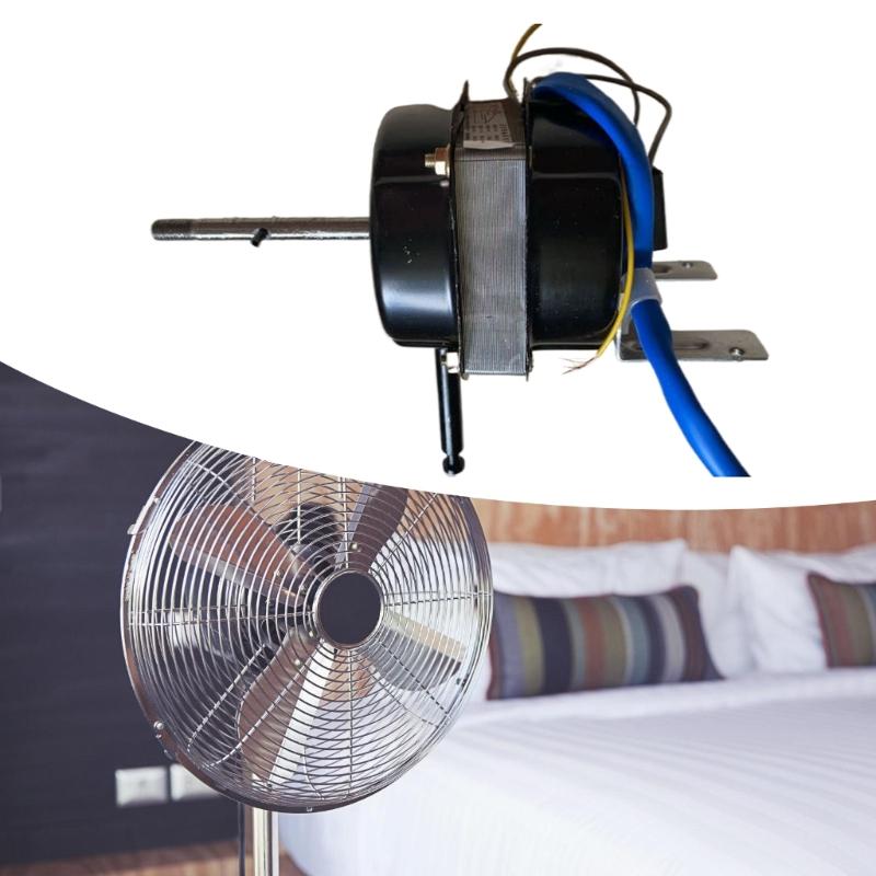 60W Elektrolüftermotor Teil Doppellager Schreibtischlüftermotor Standlüftermotor Ersatz für 18P Standlüftergebrauch