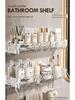 Punch-Free Wall-Mounted Bathroom Storage Rack for Toilets and Washbasins