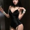 Sexy Pure Desire Bunny Girl Outfit Sexy Open-Crotch Bodysuits Pure Desire Backless Deep V Suspenders Sleeveless Bodysuits Mc3U