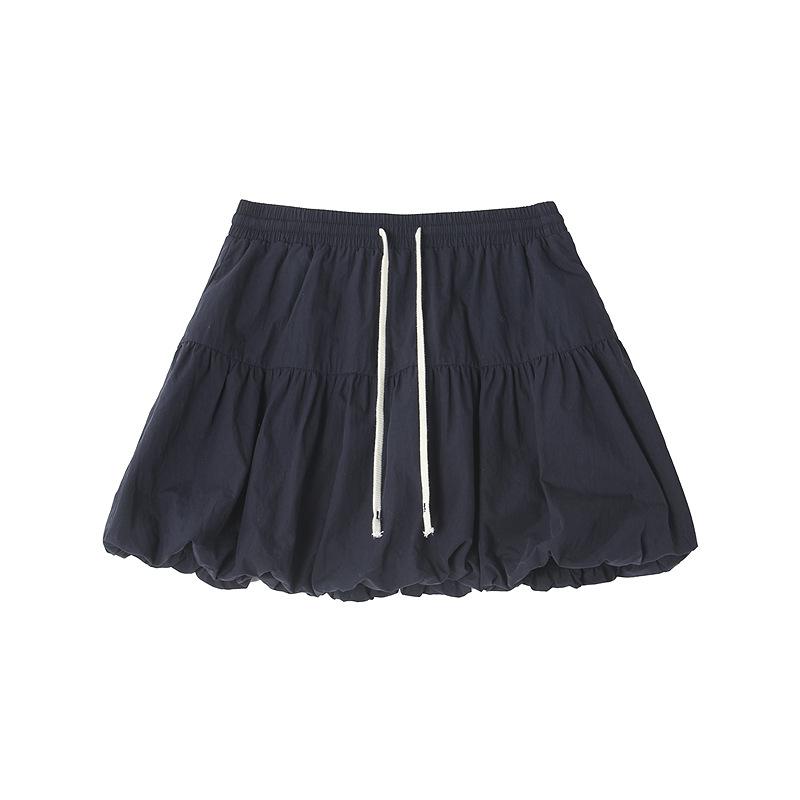 Ge Ming Color Block Hooded Windbreaker & Tulip Hem Skirt Set One Size (90-150)