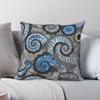 Ammonite Mosaic Fossil Shell Square Pillowcase Polyester Linen Velvet Creative Zip Decorative Pillow Case Car Cushion Cover