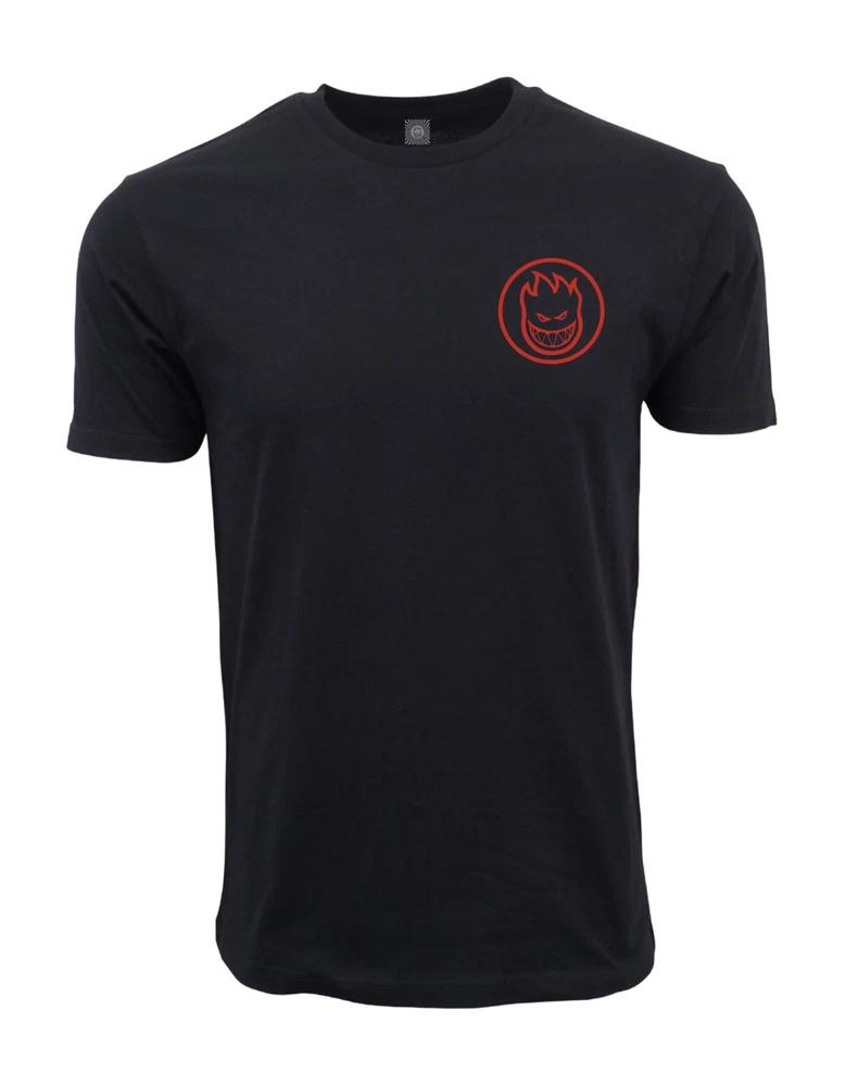Spitfire Fire Circle Logo Graphic T Shirt Black S