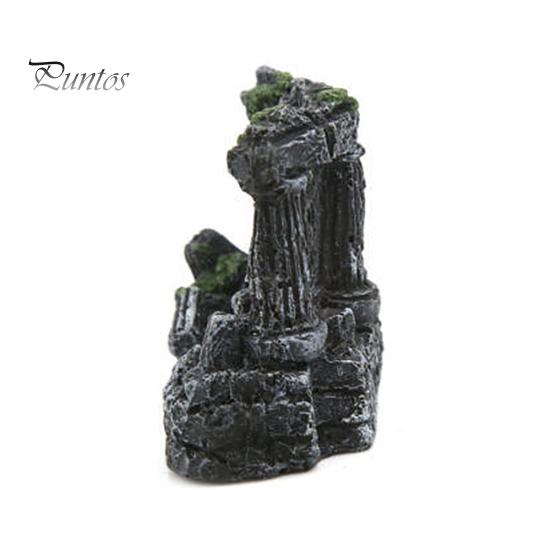 Aquarium Fish Tank Decoration Artificial Roman Column Ruins Castle Ornaments