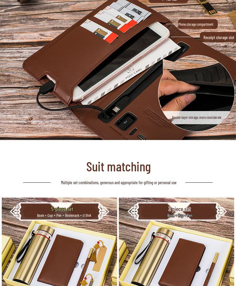 High-End Creative Business Gift Set for Clients - Practical Souvenir for Company Meetings & Events