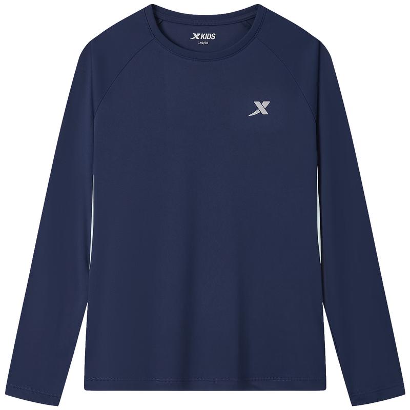 Xtep Youth Quick-Dry Long Sleeve Sports T-Shirt