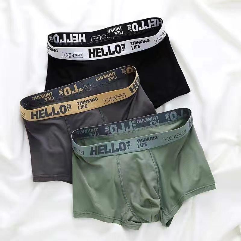 L-6XL Pánské spodní prádlo Pánské bavlněné spodky Pánské čisté Pánské kalhotky Šortky Prodyšné boxerky Pohodlné měkké Nadměrná velikost