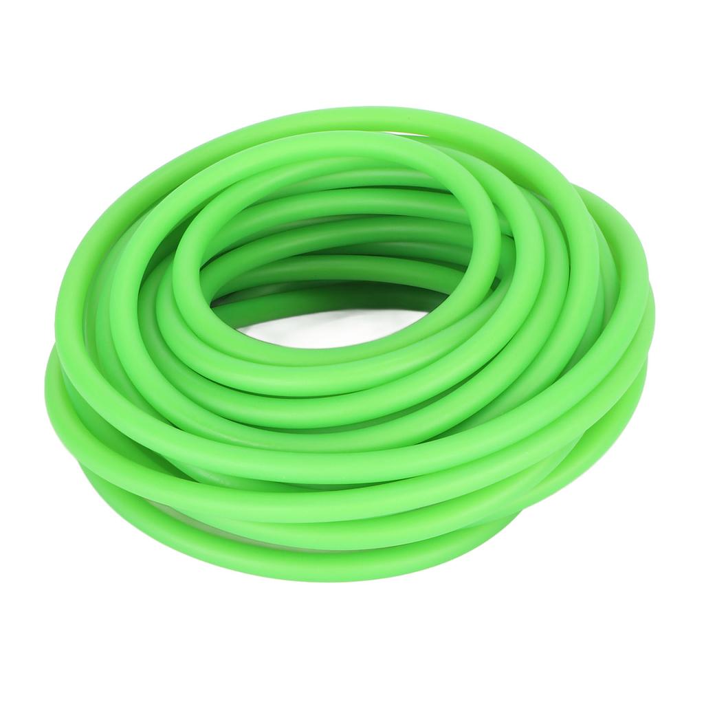 Latex Tube 32.8ft Quick Rebound Nice Flatness Natural   Latex Band for DIY   Fluorescent Green