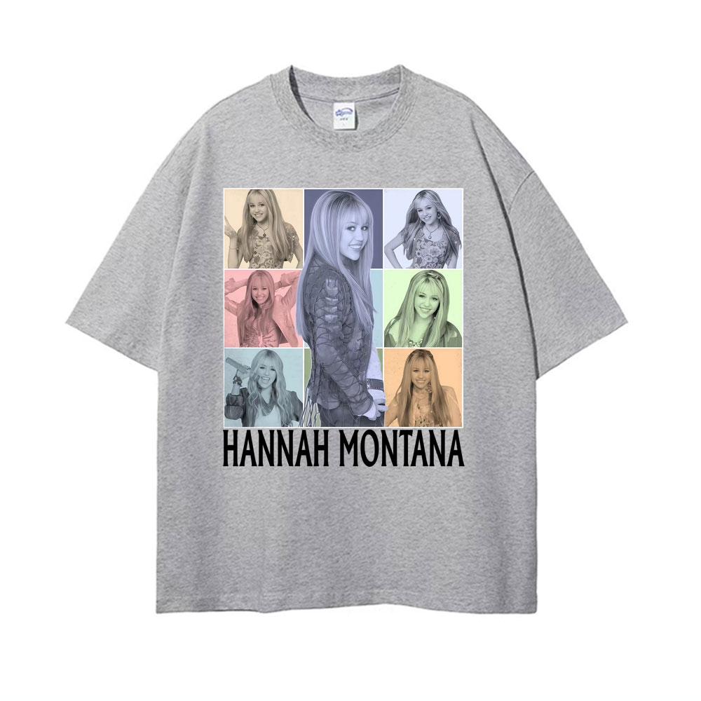 Limited Vintage Hannah Montana Mutil Style Tshirts Men Women Fashion High Quality Cool T Shirt Summer Pop Art Oversized Tshirt